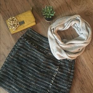 NWT Loft Tweed Multi Color Skirt